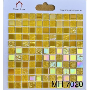 Gạch mosaic thủy tinh lấp lánh MH 7020